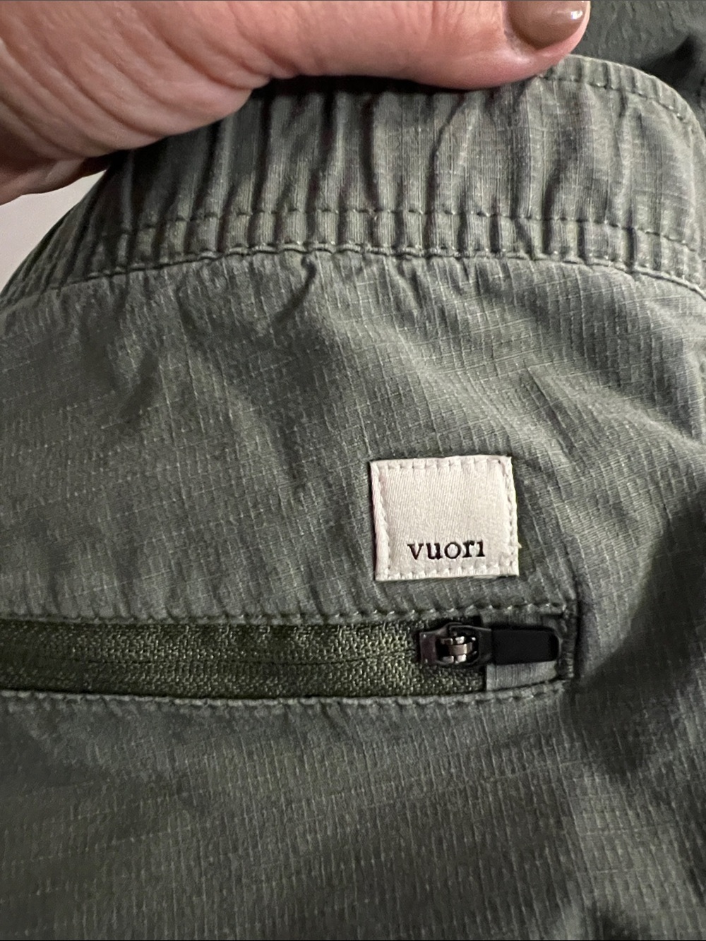 VUORI RIPSTOP WOMEN’S COTTON PANTS GREEN SIZE MEDIUM - Picture 12 of 12